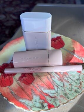 Westman Atelier Lipstick  and  Lip Liner Petal, Complexion Drops Atelier III